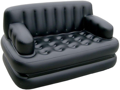Best Way Best 12345c Inflatable Sofa cum bed(Black)