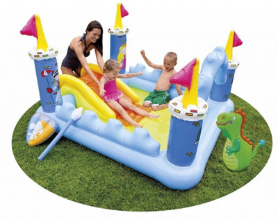 

Gauba Traders Fantasy Castle Water Slide Play Inflatable Pool Accessory(Multicolor)