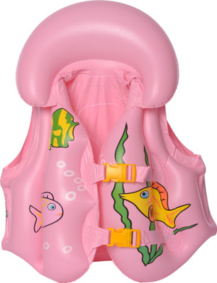 

EZ Life Fish Inflatable Body Vest Float For Swimming- Kids below 3 years Inflatable Pool Accessory(Pink)
