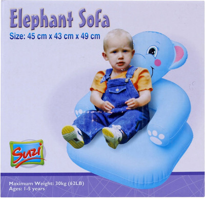 

Suzi Elephant Inflatable Sofa(Blue)