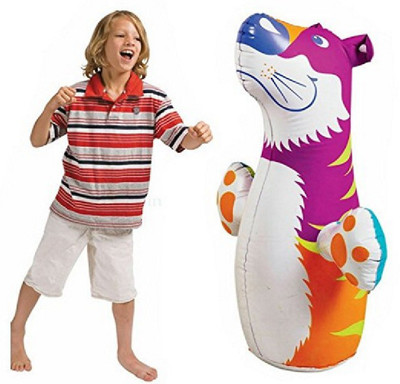 

Ktkashish Toys Kashish kids Tiger Hit me 98cm* 44 cm Inflatable Hit me(Multi)