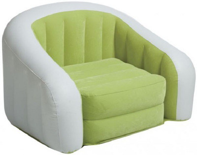Intex Jilani Junior Cafe fro kids up to 7yrs Inflatable Sofa/ Chair(Green/white) available at flipkart for Rs.1890