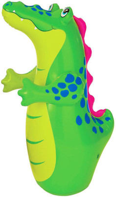 

Gauba Traders Crocodile Hit Me Inflatable Bouncer(Green)