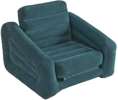 

Intex 68565 Vinyl 1 Seater Inflatable Sofa(Color - Grey)