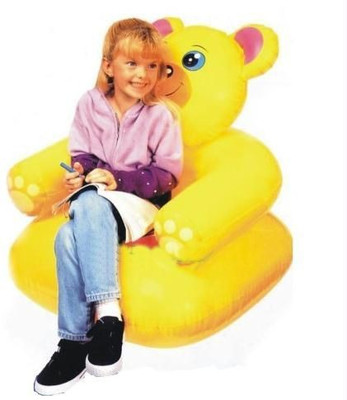 

Skys&Ray teddy PVC 1 Seater Inflatable Sofa(Color - Yellow)