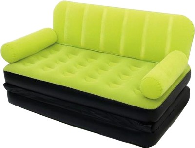 

Shopper52 PP 2 Seater Inflatable Sofa(Color - Green), Multicolor