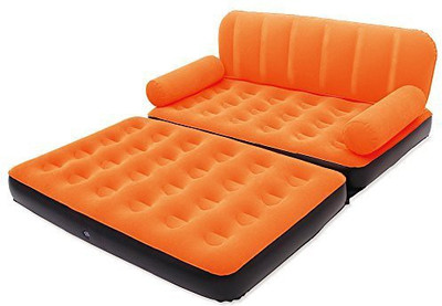 

Sai PVC 3 Seater Inflatable Sofa(Color - Orange)