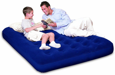 

Bestway Karmax Flocked Air Bed(Double) PVC 2 Seater Inflatable Sofa(Color - Blue)