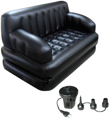 

Lovato CLASSY Mahogany 2 Seater Inflatable Sofa(Color - black)