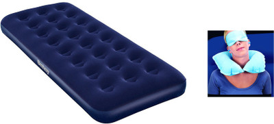 

Karmax PVC 2 Seater Inflatable Sofa(Color - Blue, Sky Blue)