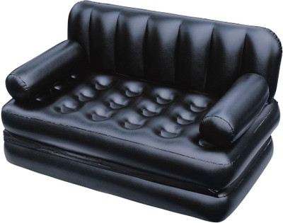 

Khareedi 75056 PVC 3 Seater Inflatable Sofa(Color - Black)