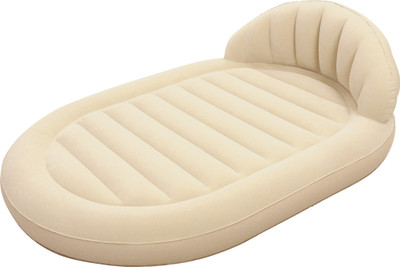 

Bestway Karmax Royal Round Air Bed (Color - Grey) PVC 2 Seater Inflatable Sofa(Color - Grey)