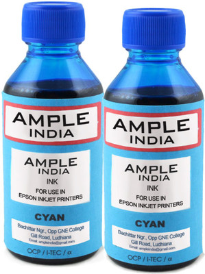 42% OFF on ample india 100ml Compatible For Epson L100,L110,L200,L210,L300,L350,L355,L550,L555 Cyan Ink Cartridge 42% OFF on ample india 100ml Compatible For Epson L100,L110,L200,L210,L300,L350,L355,L550,L555 Cyan Ink Cartridge