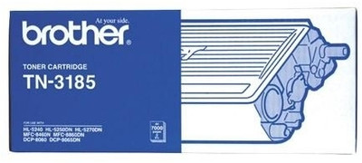 

Brother TN 3185 Toner cartridge(Black)