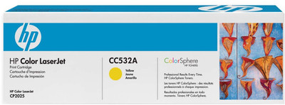 

HP Color LaserJet CC532A Yellow Print Cartridge(Yellow)