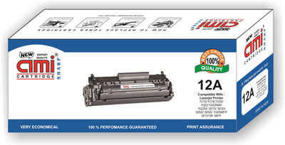 

Ami 12 A Compataible Toner Cartridge for use in HP 1010/1018/1020/1022/3015/3030/3055 Single Color Ink Toner(Black)