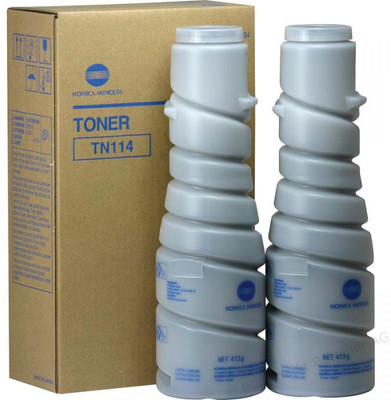 

Dubaria TN114 Compatible Konica Minolta TN114 Laser Cartridge for use in Bizhub 162,163, 180, 181, 210,211, Dialta Di152 Di183 Black Toner - Pack of 2 Toners Single Color Ink Toner(Black)
