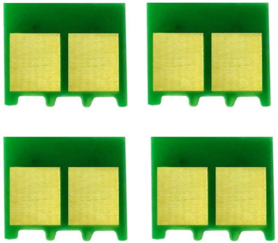 

Green hp color laserjet 1025 refill chip ,4 pcs Multi Color Ink Toner(Black, Magenta, Cyan, Yellow)