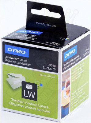 

Dymo LW 99010 Standard Address label Single Color Ink Toner(Black)