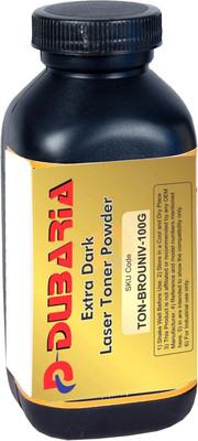 

Dubaria Extra Dark Toner Powder Universal For Brother Toner Cartridges - 100 Grams Single Color Ink Toner(Black)