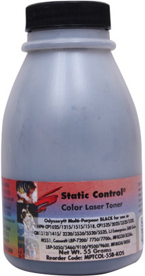 

Static Control Compatible Powder for 55B-KOS Black Laser Toner Single Color Ink Toner(Black)