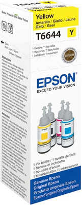 Epson Original Refill Ink T6644 For L100 / L110 / L120 / L200 / L210 / L300 / L350 / L355 / L550 / L555 - 70 ML Ink Yellow Ink Cartridge Epson Original Refill Ink T6644 For L100 / L110 / L120 / L200 / L210 / L300 / L350 / L355 / L550 / L555 - 70 ML Ink Yellow Ink Cartridge