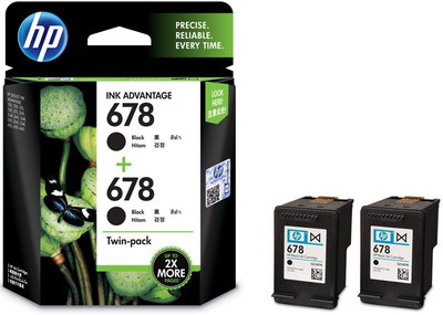 

HP 678 Twin Pack Single Color Ink(Black)