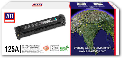 

AB Cartridge Compatible 125A / CB541A Cartridge - For Use in HP Color Laserjet CM1013 , 1210, 1312 ,1515 ,1510 Single Color Ink Toner(Cyan)