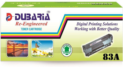 

Dubaria 83A Toner Cartridge Compatible For HP 83A / CF283A Toner Cartridge For Use In M125, M125 MFP, M125a MFP, M125nw MFP, M127, M127fn MFP, M127fw MFP, M201, M201dw, M201n, M225 MFP, M225dn MFP, M225dw MFP Printers Single Color Ink Toner(Black)