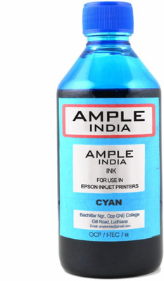 50% OFF on ample india 200ML Compatible for Epson L100,L110,L200,L210,L300,L350,L355,L550,L555 Cyan Ink Cartridge 50% OFF on ample india 200ML Compatible for Epson L100,L110,L200,L210,L300,L350,L355,L550,L555 Cyan Ink Cartridge