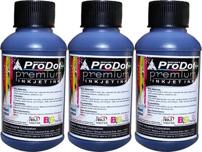 

ProDot All Inkjet Printers 100 ml Set Of 3 Single Color Ink(Black)