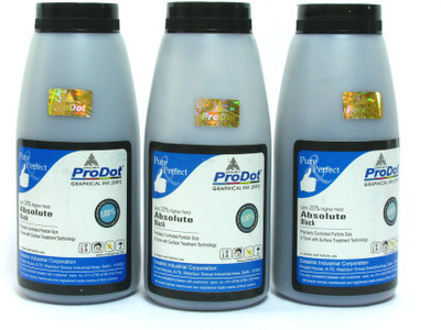 

ProDot Laserjet Dry Ink Toner Powder Set of 3 Single Color Ink(Black)