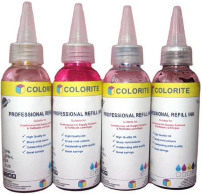 

Colorite Brother 100ml x 4 colours Multi Color Ink(Black, Magenta, Cyan, Yellow)