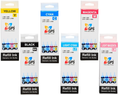 

Gps L800 / L805 / L810 / L850 / L1800 Multi Color Ink(Black, Magenta, Cyan, Yellow)