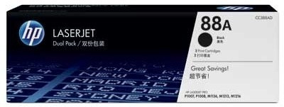 

HP LaserJet CC388A Dual Pack Print Cartridges(Black)