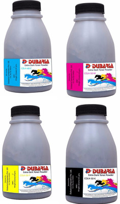 

Dubaria Color Toner Powder For Use In HP CP1215 / 1515 / 1518, CM1312, CP1525, CP2025, CM3530 / 2320 / 1415, CP3525, CP5225, CP1025; Canon LBP 5050 / 5460 / 7070 / 7200 / 7750 / 9100 / 9500 / 9600, MF8030 / 8050 / 8330c / 8350 - Combo Value Pack Multi Col