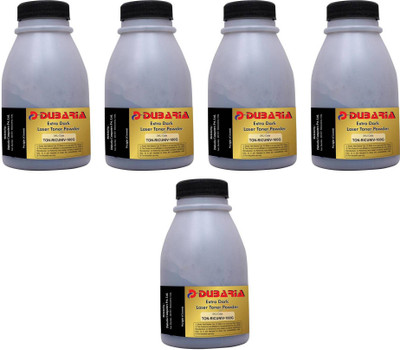 

Dubaria Extra Dark Toner Powder Universal For Use In Ricoh SP 100, SP 111, SP 111SU, SP 200, SP 210, SP 210SU, SP 310, SP 300, SP 300DN, SP 3400, SP 3410, SP 3510, SP 3510SF Printers & Toner Cartridges - 100 Grams Each Bottle - Pack of 5 Single Color Ink 