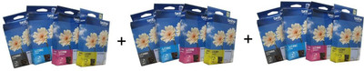 

Brother LC39 Original Combo (3Set) MultiColor Ink Cartridge Multi Color Ink(Black, Magenta, Cyan, Yellow)
