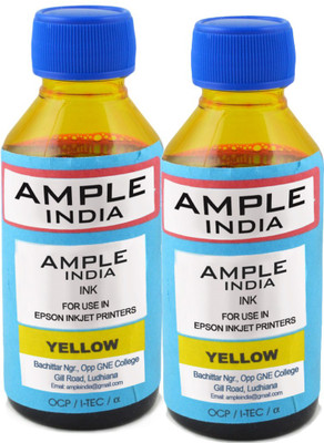 42% OFF on ample india 100ml Compatible For Epson L100,L110,L200,L210,L300,L350,L355,L550,L555 Yellow Ink Cartridge 42% OFF on ample india 100ml Compatible For Epson L100,L110,L200,L210,L300,L350,L355,L550,L555 Yellow Ink Cartridge