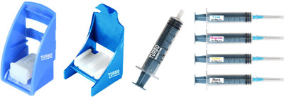 

Turbo Cartridge Refill Tool Kit for HP 802/803/818 Multi Color Ink(Black, Magenta, Cyan, Yellow)