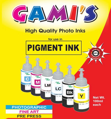 DDS Professional Pigment Ink 100 Ml X 6 Colours For Inkjet Printer Tri Color Ink Cartridge DDS Ink Cartridges