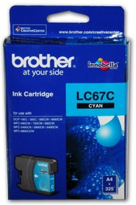

Brother LC67 Cartridge Original Single Color Ink(Cyan)