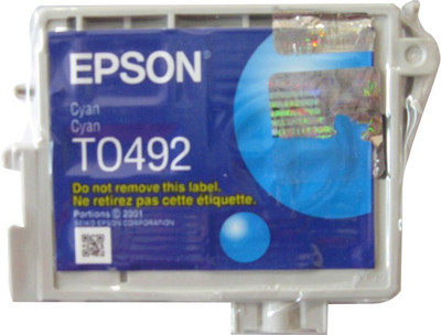 

Epson Cartridge T0492 Original Single Color Ink(Cyan)