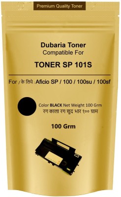 

Dubaria Toner Powder Pouch Compatible For Use In Ricoh SP 100, SP 200, SP 300, SP 3400, SP 3510 Printers & Toners - 100 Grams Pouch Single Color Ink Toner(Black)