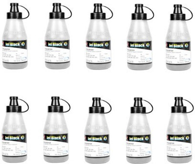

Jet Black Laser Printer Ink Powder(120 Gram) Pack Of 10 Single Color Ink Toner Powder(Black)