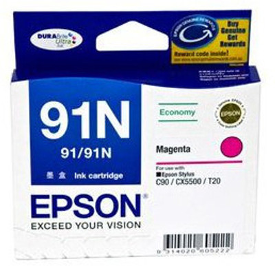 

Epson 91N Magenta Ink cartridge C13T107390(Magenta)