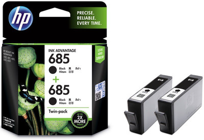 

HP 685 Twin Pack Single Color Ink(Black)