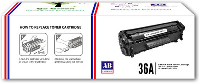 

AB Cartridge Compatible 36A / CB436A Cartridge - For Use in HP LaserJet P1505, M1120n MFP, M1522n MFP, M1522nf MFP Single Color Ink Toner(Black)
