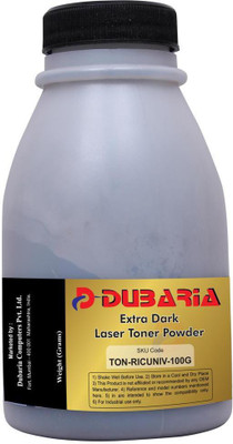 

Dubaria Extra Dark Toner Powder Universal For Use In Ricoh SP 100 / SP200 / SP 300 / SP 3510 Toner Cartridges - 80 Grams Bottle Single Color Ink Toner(Black)