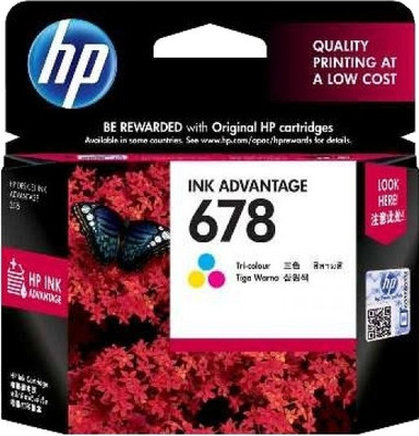 

HP 678 Tri-color Ink Cartridge(Magenta, Cyan, Yellow)